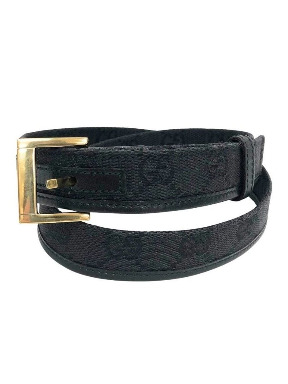Gucci Belt GG Canvas Black
